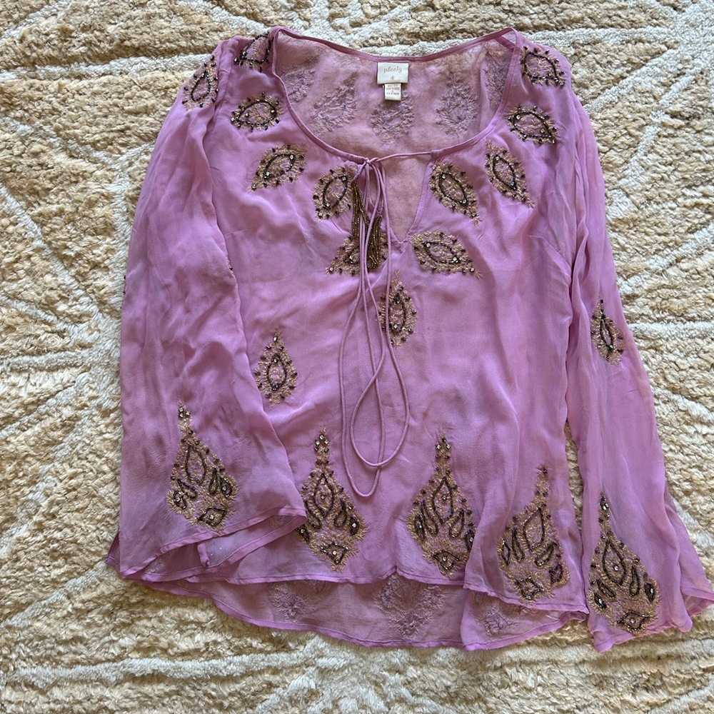 PLENTY pink blouse